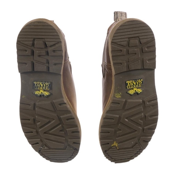 GEORGIA BOOT Revamp Romeo Chelsea Work Boots Brown Leather Sz. 9.5 W - Women's - Picture 7 of 8